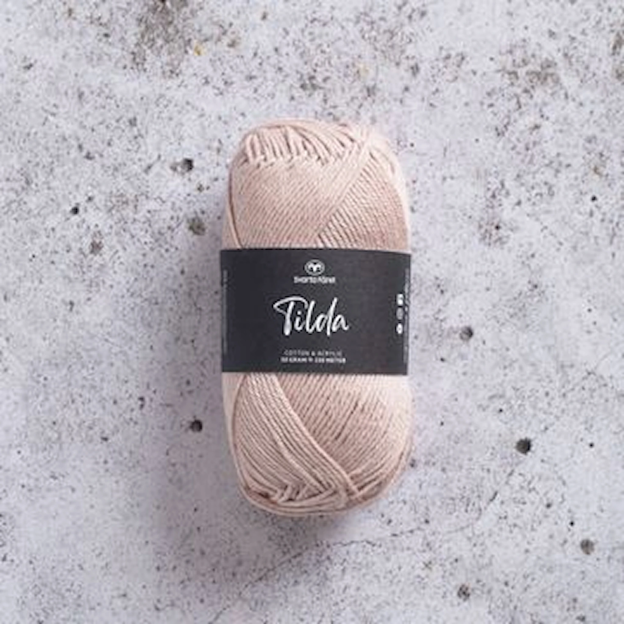 Tuotekuva ille Tilda Lanka Puuvillasekoite 50g Svarta Fåret