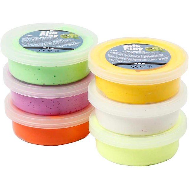Tuotekuva 2 - Silk Clay®, kevätvärit, 6x14 g/ 1 pkt