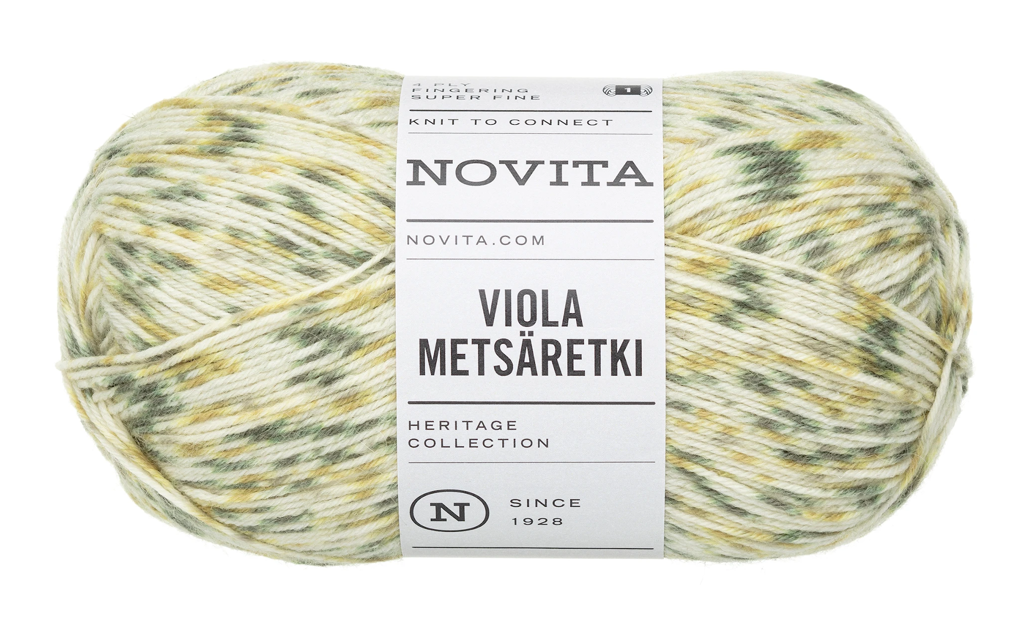 Produktbild för Viola Metsäretki Garn Ullmix 100g Barrskog 8311 Novita