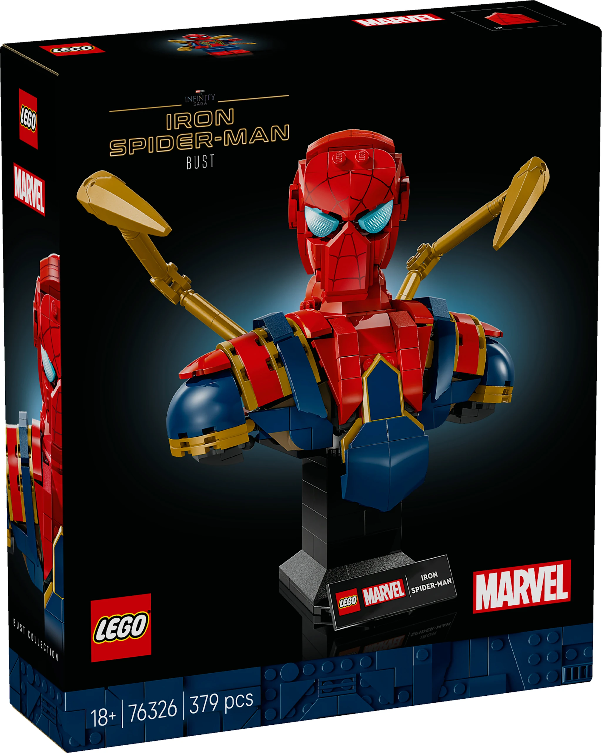 Tuotekuva ille Iron Spider-Man ‑rintakuva LEGO® Super Heroes (76326)