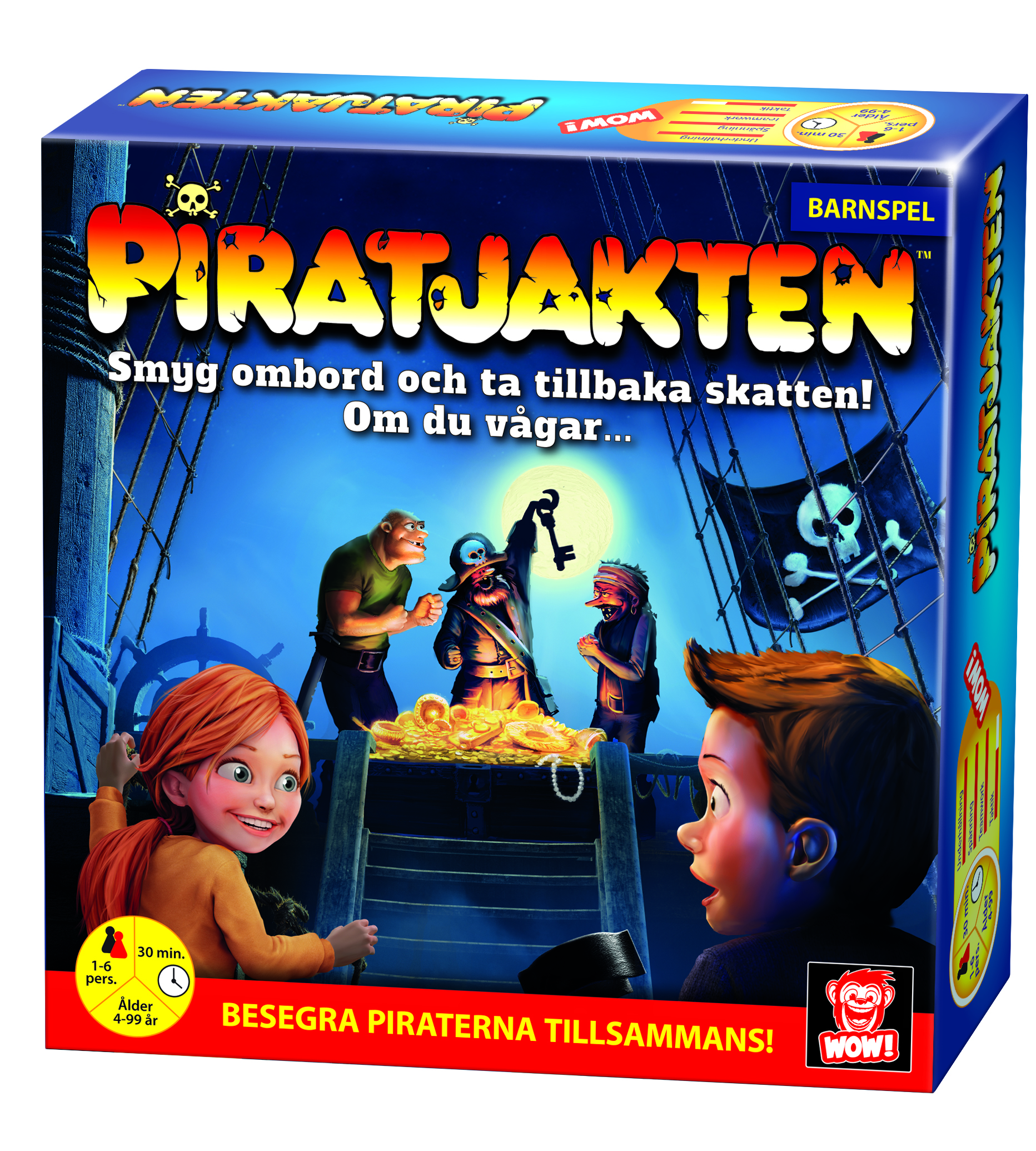 Piratjakten, Barnspel (SE), WoW