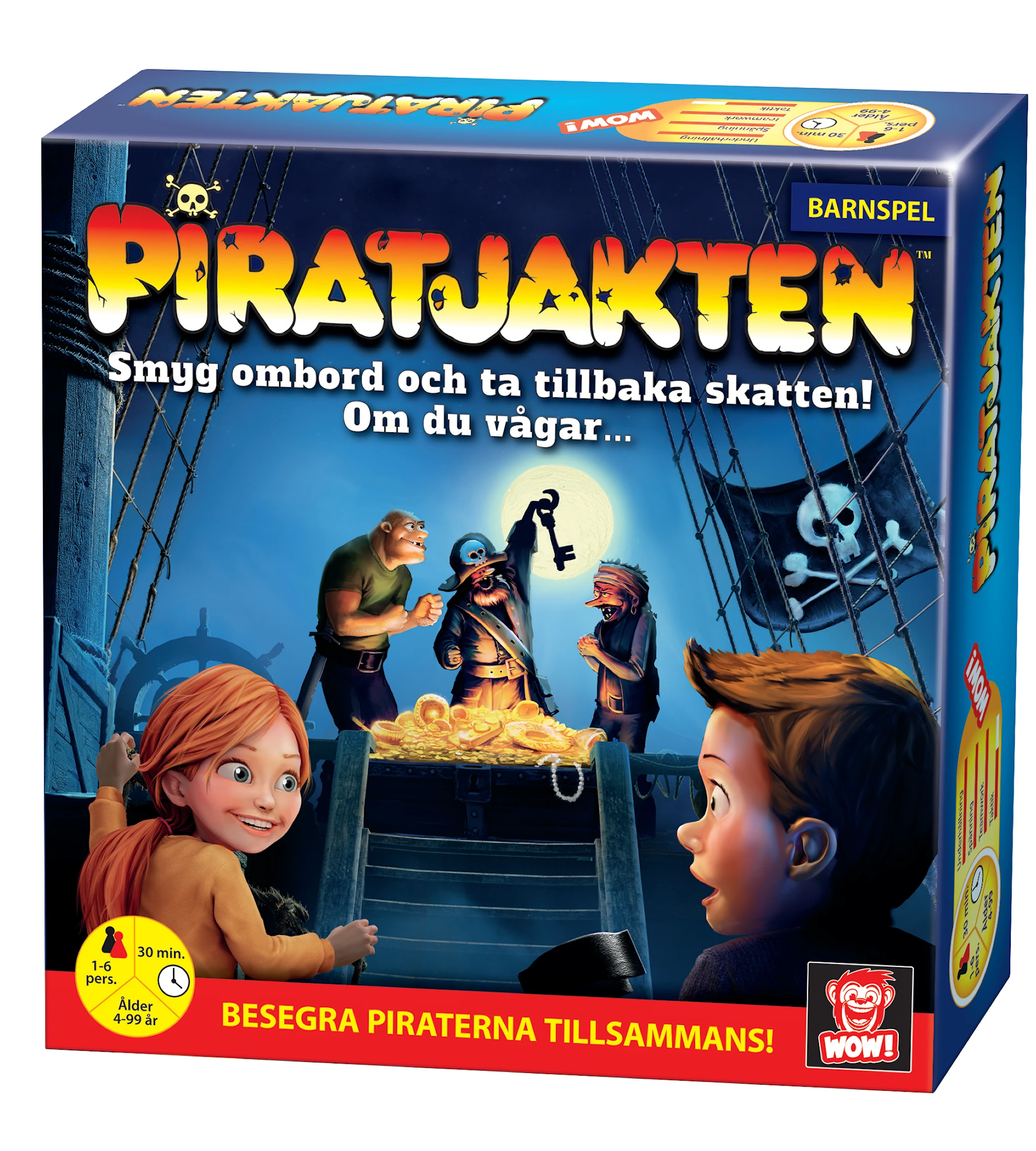 Produktbild för Piratjakten, Barnspel (SE), WoW