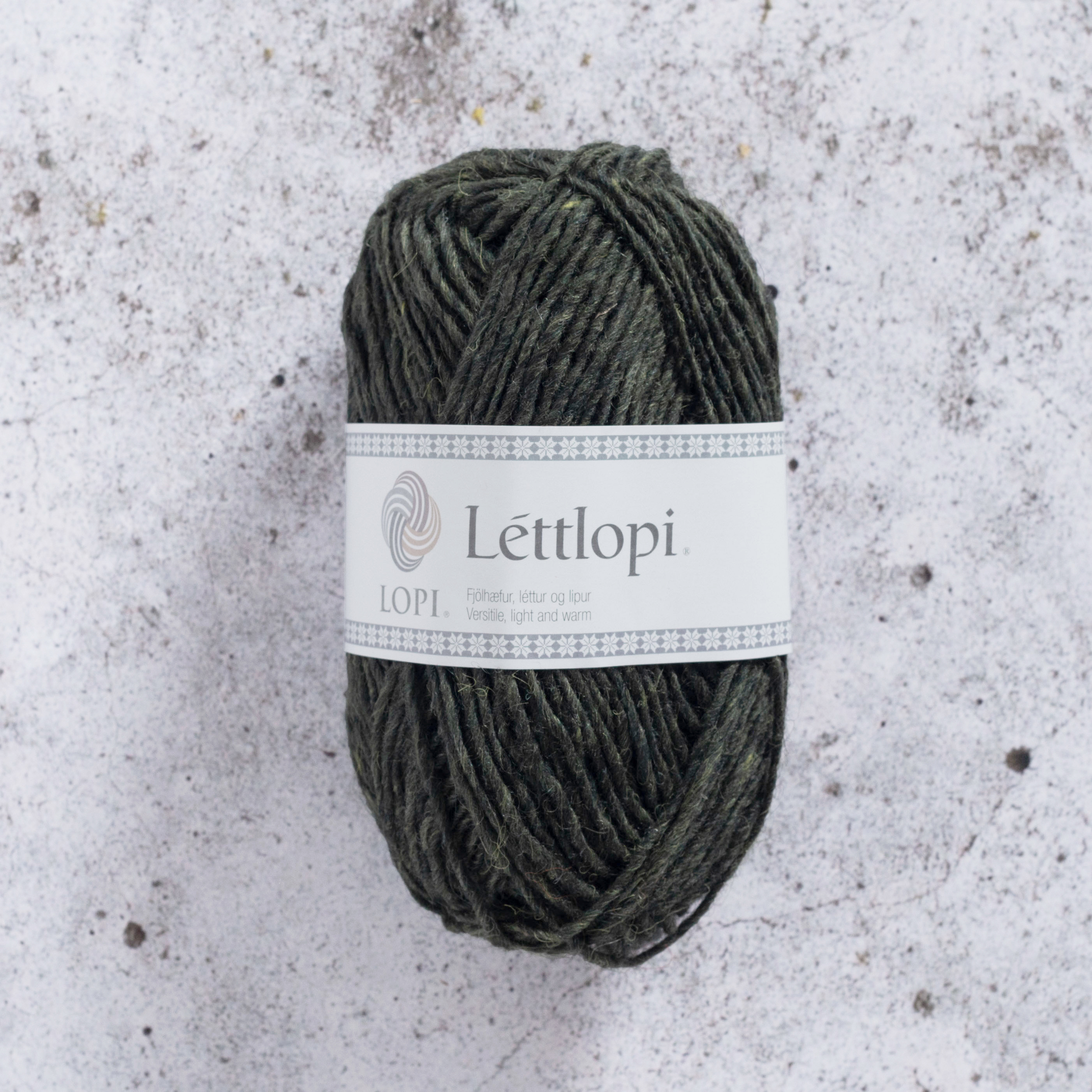 Léttlopi Garn Ull 50 g Skogsgrön (1407) Istex