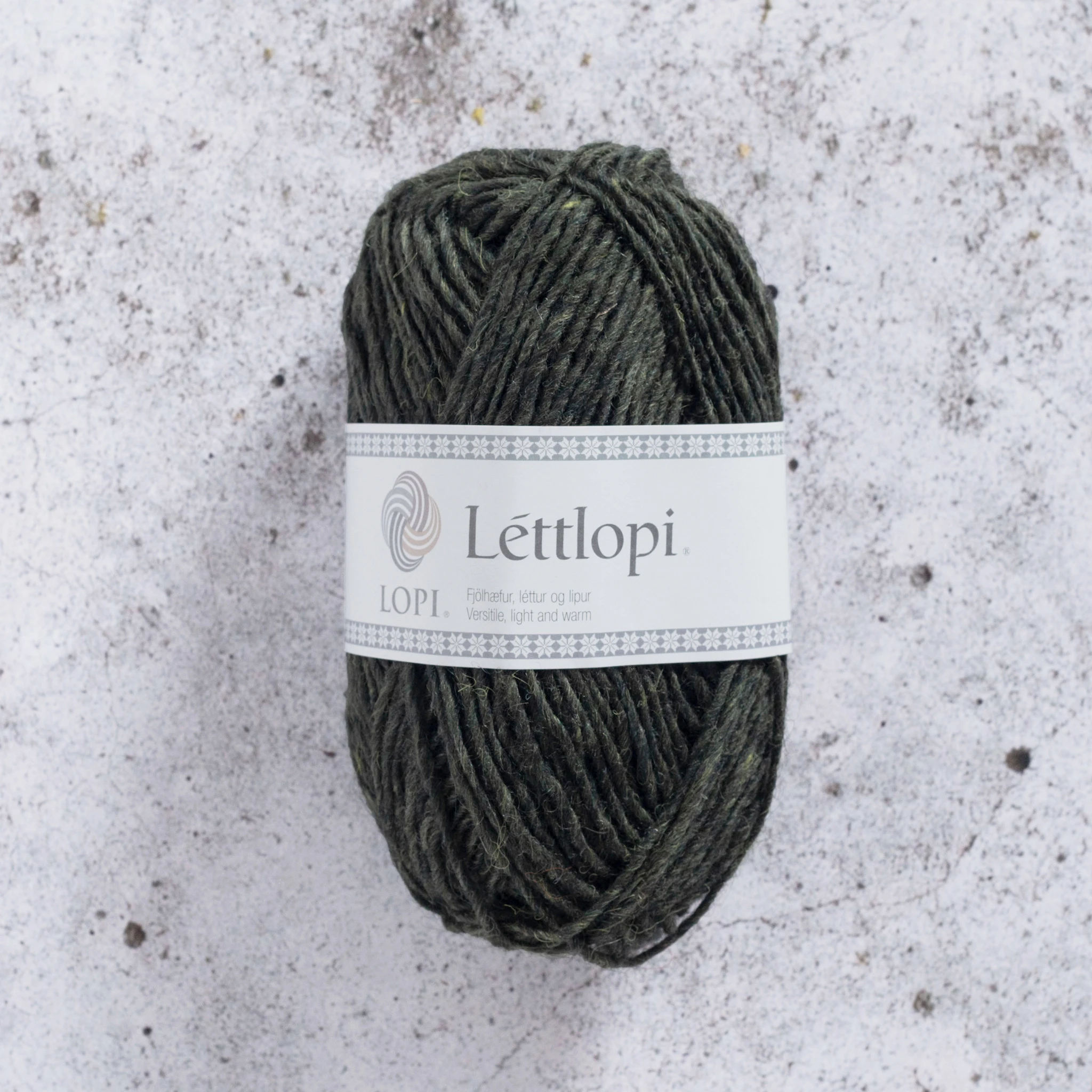 Tuotekuva ille Léttlopi Villalanka 50 g Metsänvihreä (1407) Istex