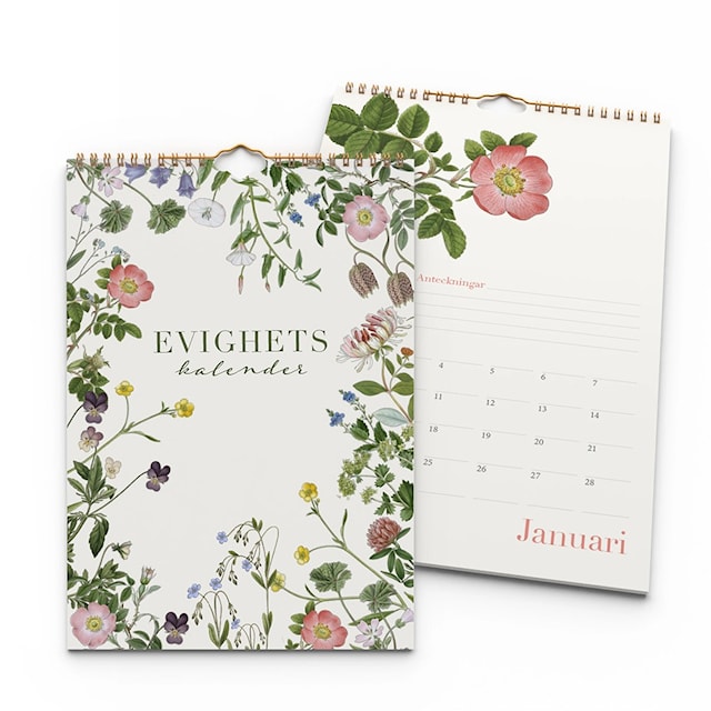 Produktbild 1 för Väggkalender Wildflower Odaterad A4 Gullers