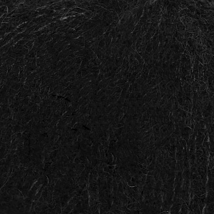 Brushed Alpaca Silk Uni Colour Garn 25 g svart 16 Drops