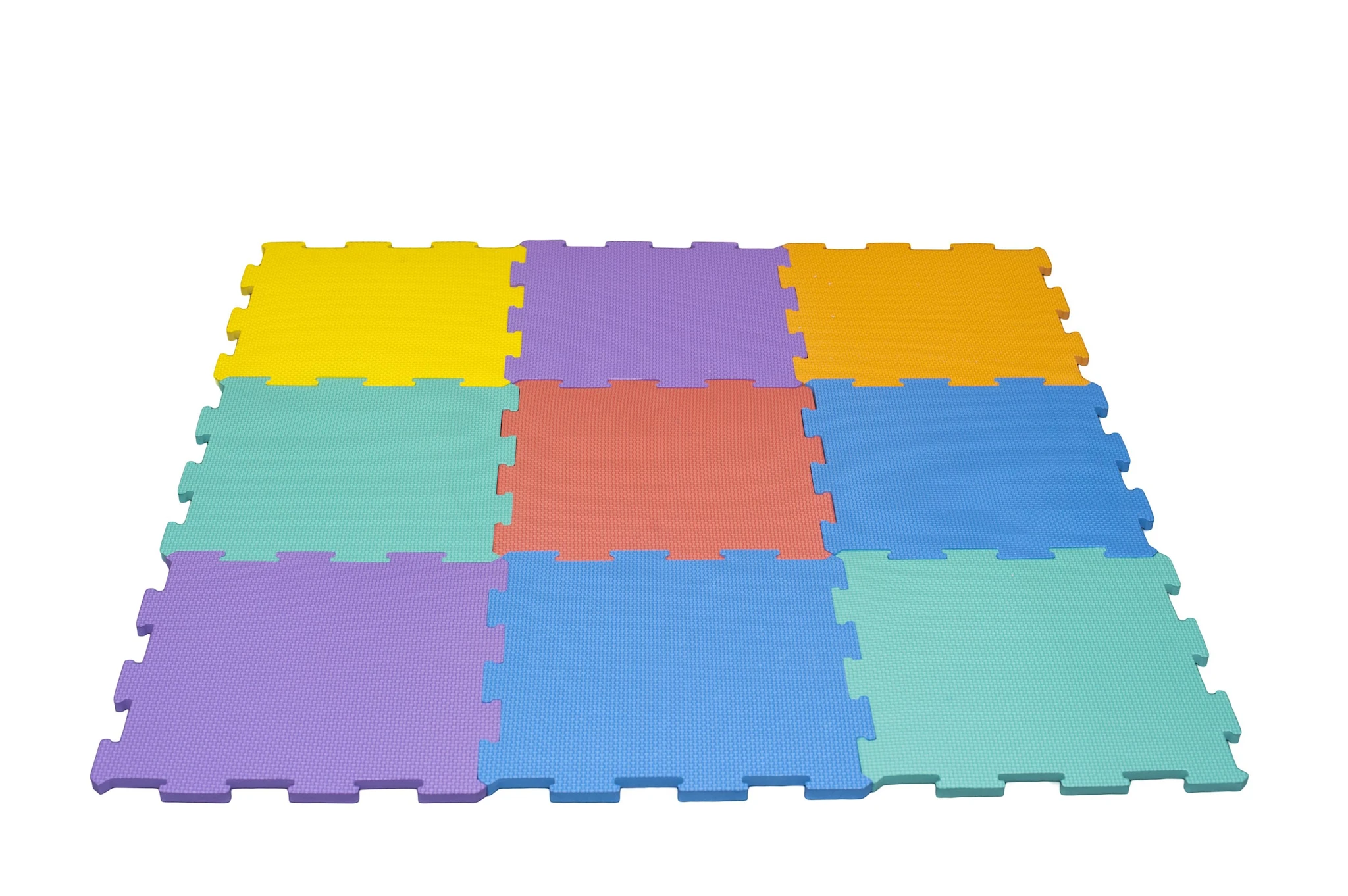 Produktbilde for Lekematte med 9 puslebrikker 30x30 cm Happy Baby
