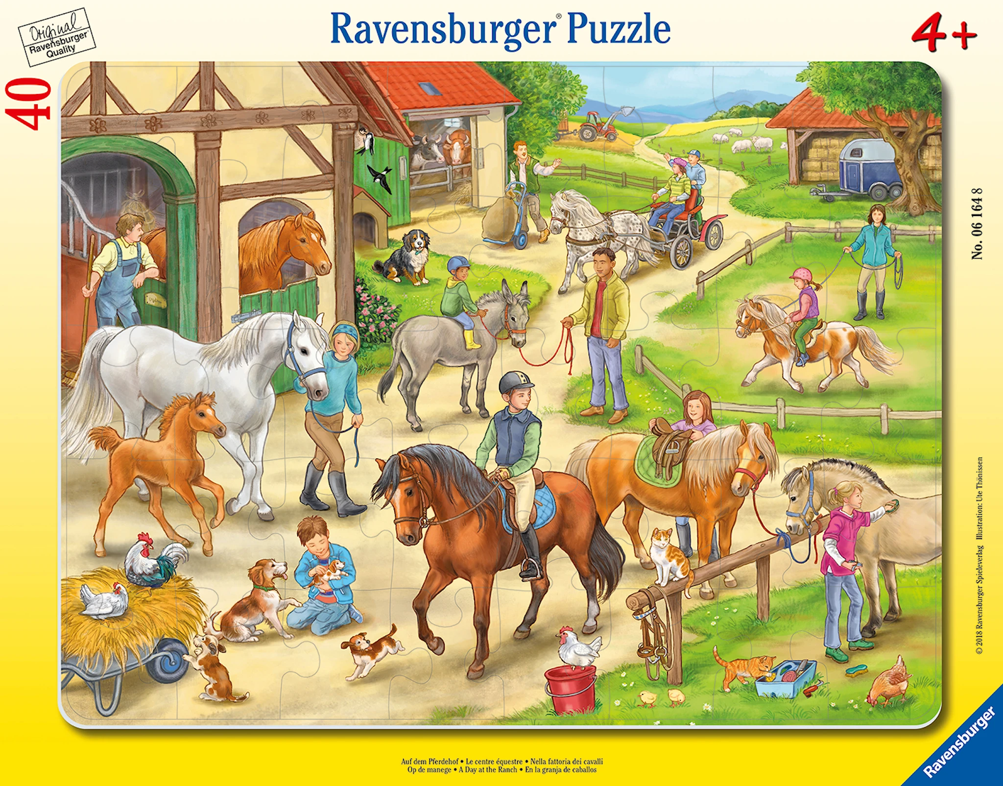 Tuotekuva ille A Day At The Ranch Palapelit 40 palaa, Ravensburger