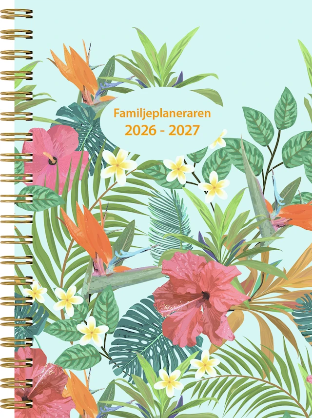 Kalender 2026-27 Familjeplaneraren A5 18 Månader Almanacksförlaget