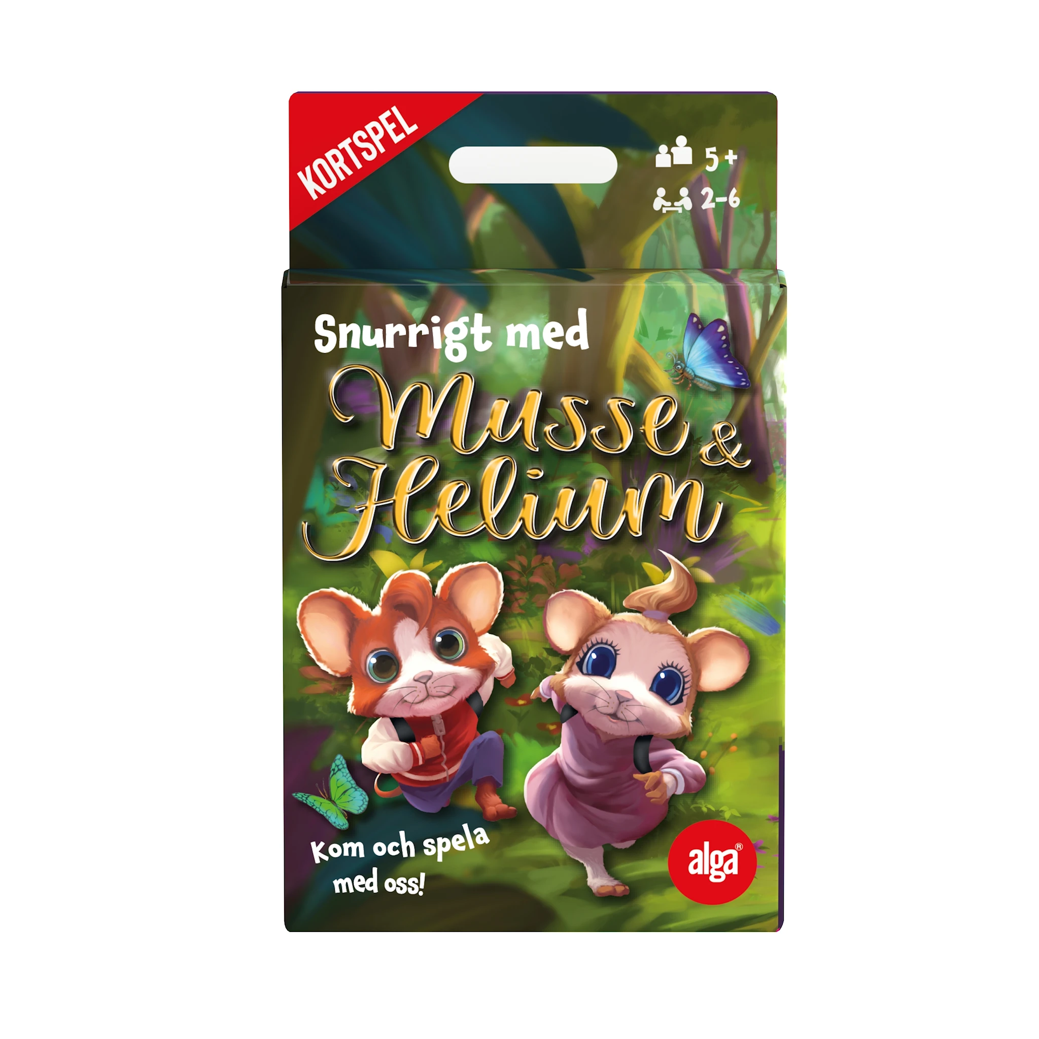 Tuotekuva ille Kortspel Snurrigt med Musse & Helium Alga