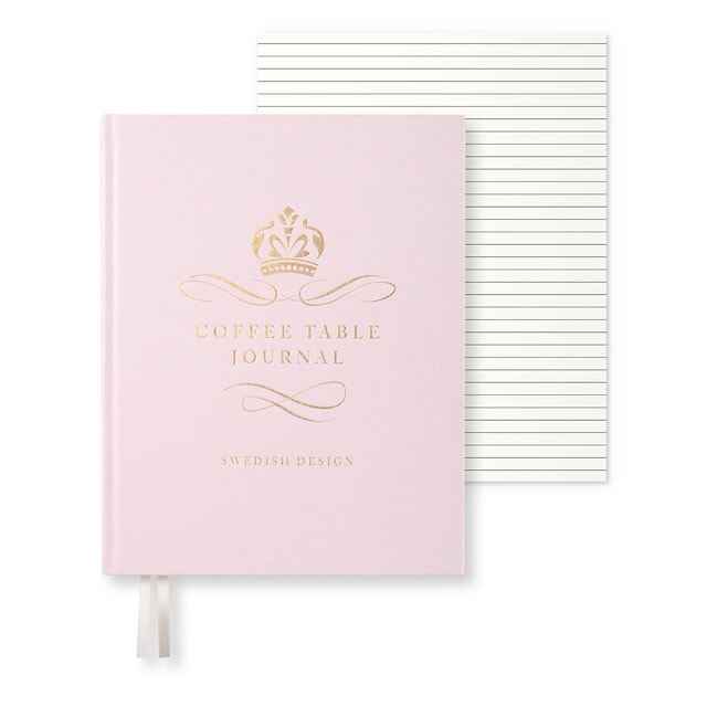 Produktbilde 6 for Coffe Table Journal Royal 25,5 x 20 cm Dusty Rose 256 sider Paperstyle