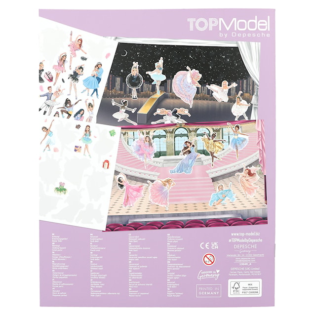 Produktbilde 4 for Klistremerkebok Ballett TOPModel