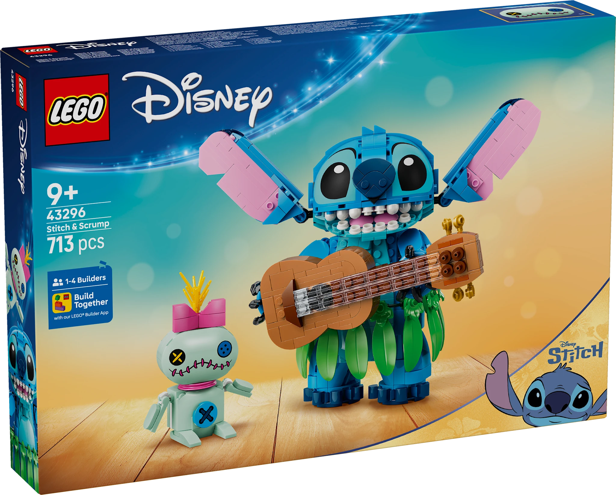 Tuotekuva ille Stitch ja räsynukke LEGO® Disney Classic (43296)
