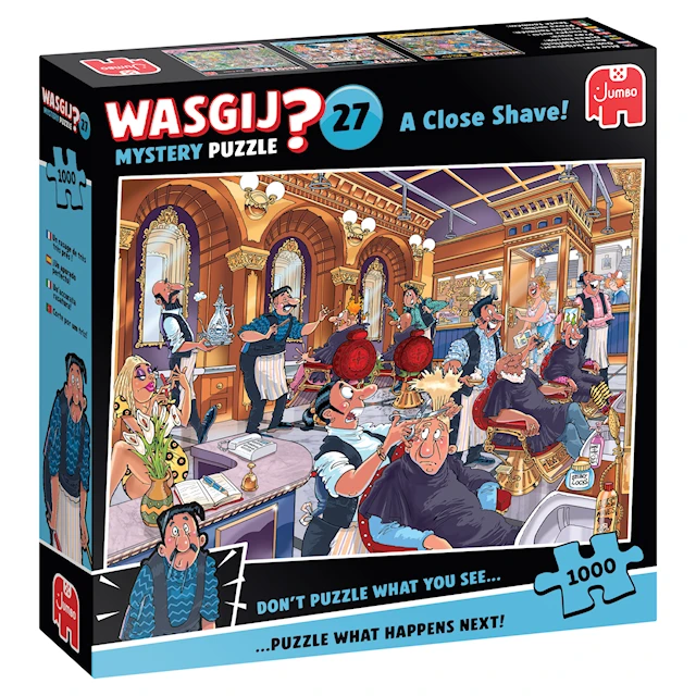 Wasgij Mystery 43 A Close Shave palapeli 1000 palaa