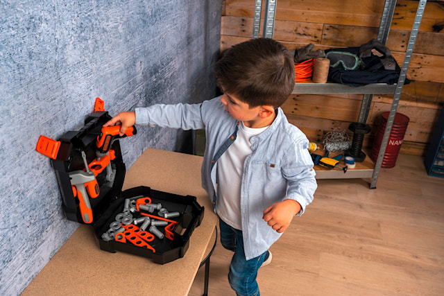 Tuotekuva 4 - Smoby Black + Decker Työkalulaatikko Tarvikkeilla