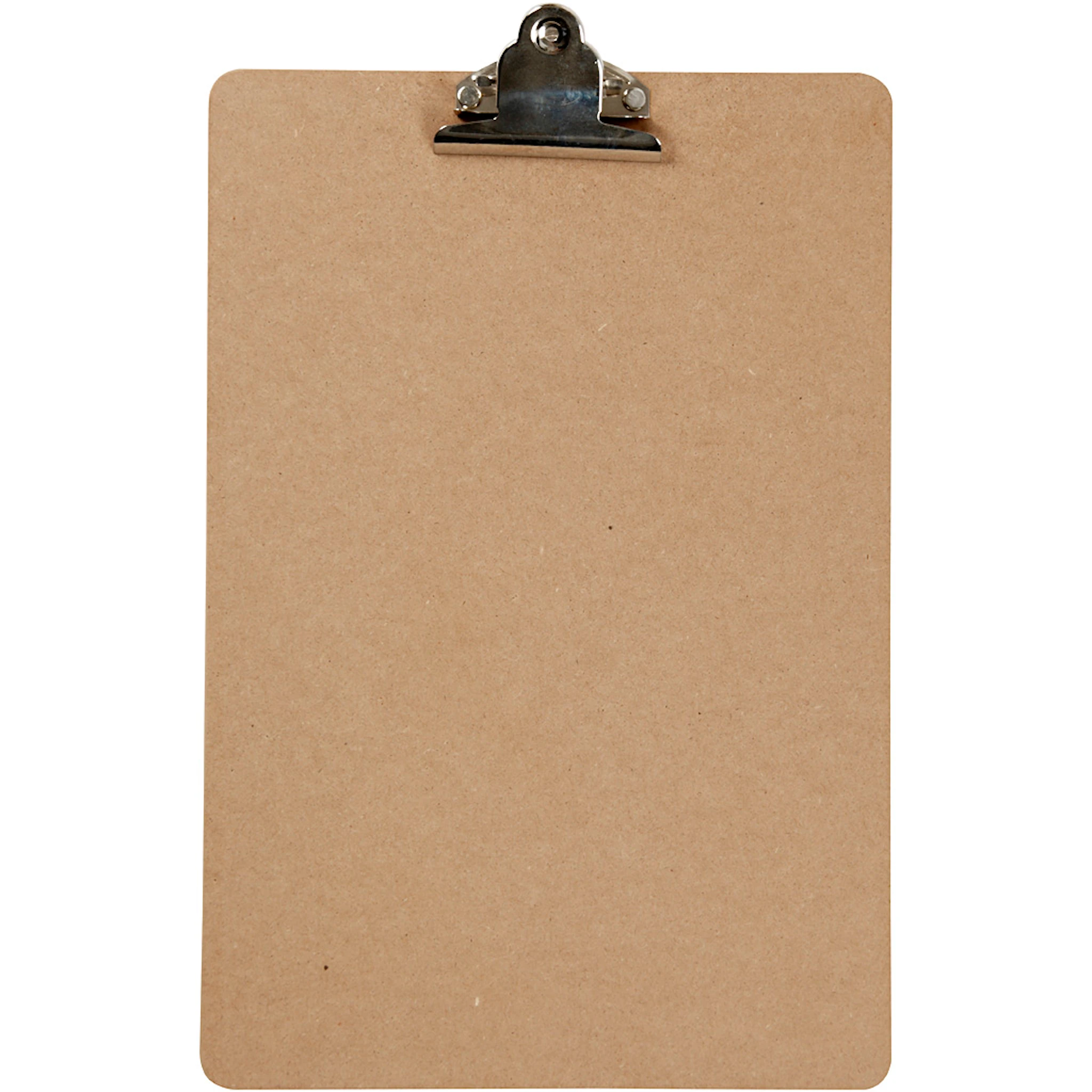 Produktbild för Clipboard Skrivplatta Naturfärgad A4 1-pack