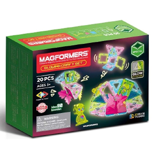 Tuotekuva 1 - Magformers Glowing Craft Set 20 Pcs