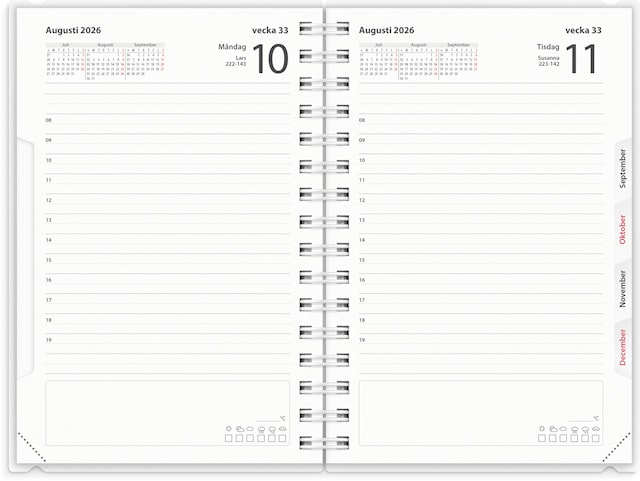 Produktbild 5 för Kalender 2026 Dagbok 4i1 Burde