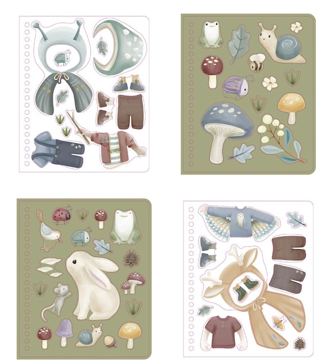 Produktbilde 3 for Forest Friends Hobbybok Little Dutch