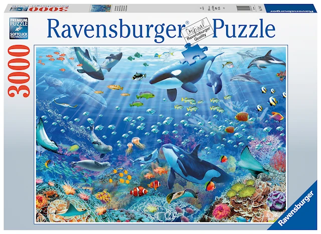 Underwater Palapeli 3000 palaa Ravensburger