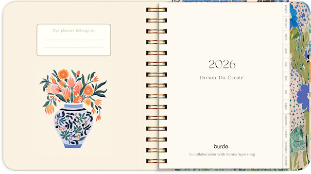 Produktbild 2 för Kalender 2026 Life Planner Style Burde