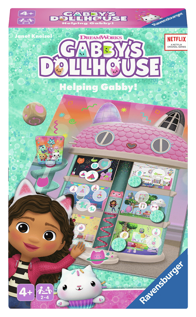 Tuotekuva 1 - Gabby's Dollhouse - Helping Gabby SV/NO/DA/FI Ravensburger