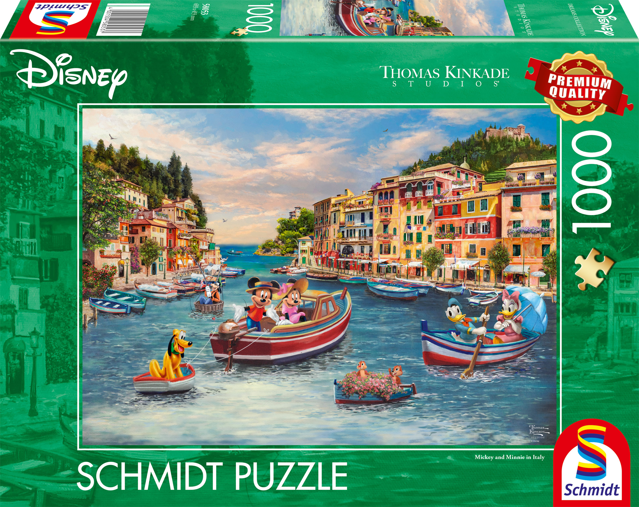 Disney, Mickey & Minnie in Italy Palapeli 1000 Palaa Schmidt