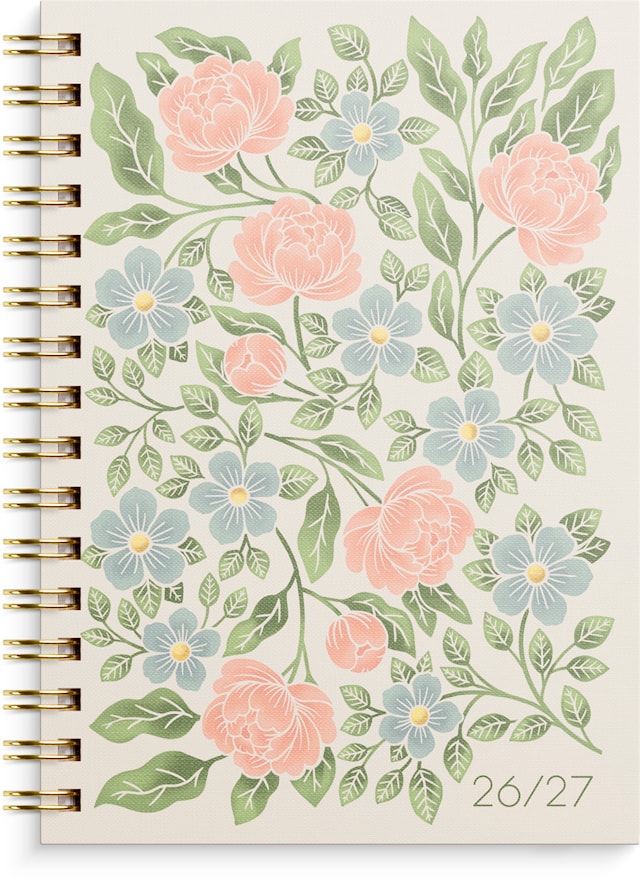 Produktbilde 1 for Studentkalender A5 26/27 Flower Grieg