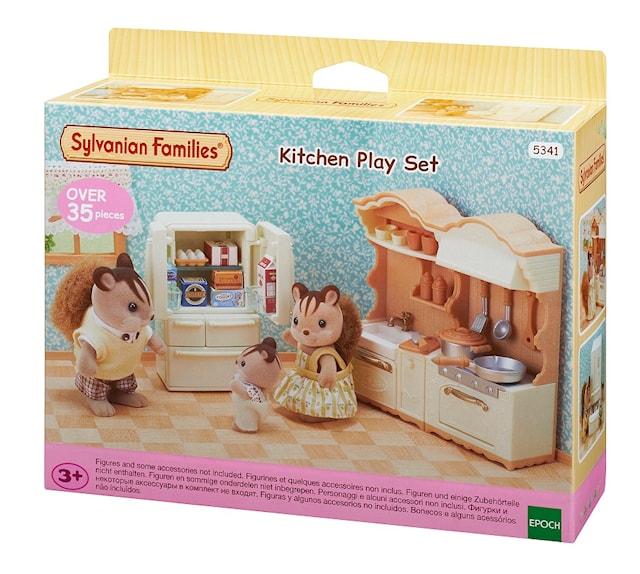 Tuotekuva 3 - Maalaistalon keittiö jääkaapilla, Sylvanian Families