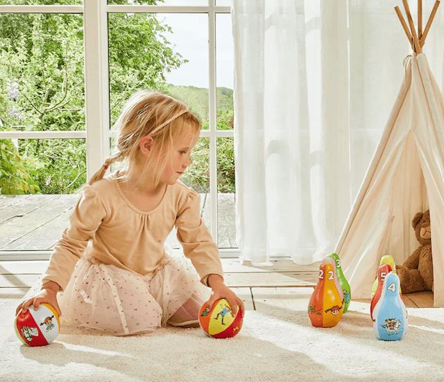 Produktbild 3 för Astrid Pippi Soft Bowling Set