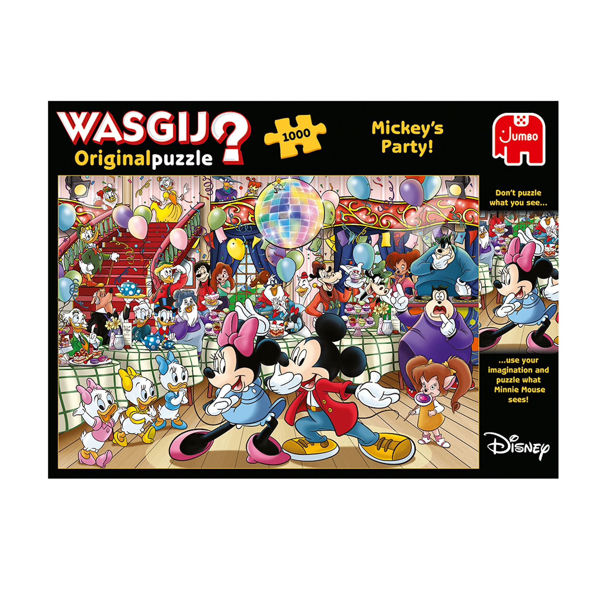 Produktbild för Wasgij Original Disney Mickey’s Party! Pussel 1000 bitar