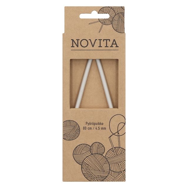 Tuotekuva 1 - Pyöröpuikot Alumiini 80 cm 4.5 Novita