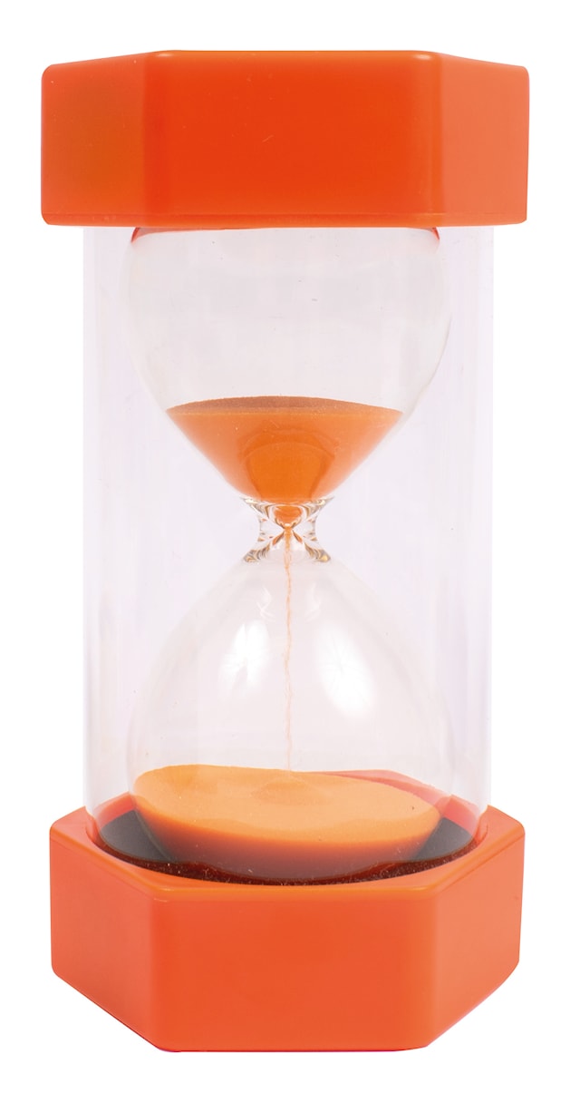 Stort timeglass 10 min Oransje MyPauze