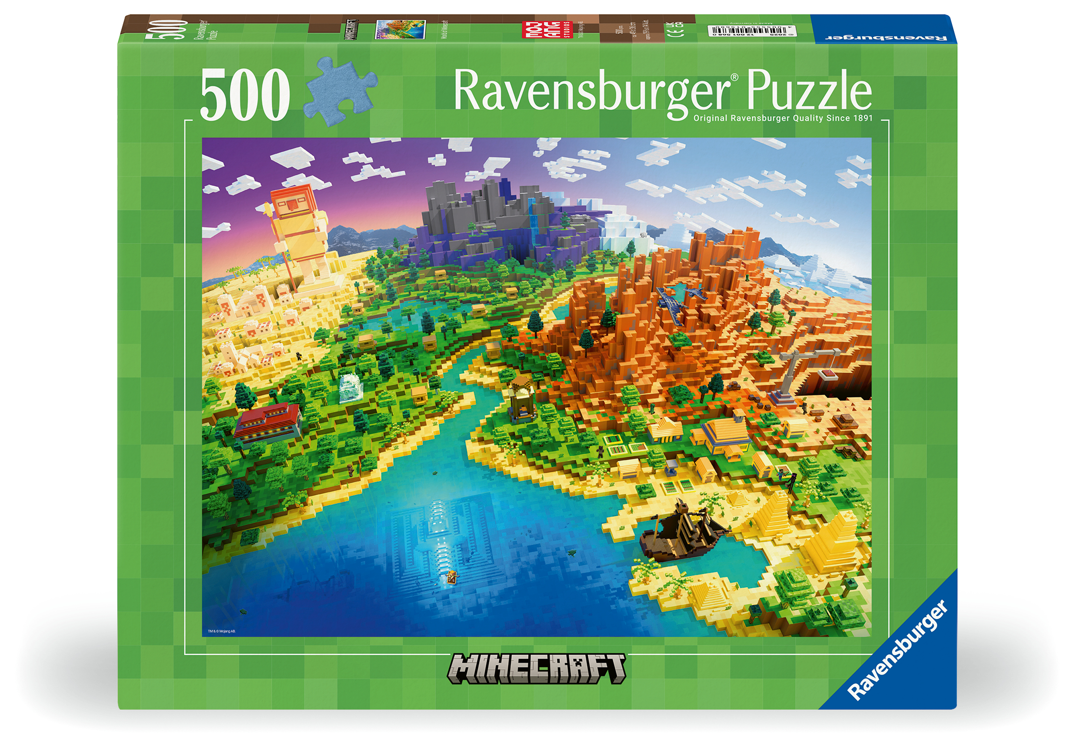World of Minecraft Palapeli 500 palaa, Ravensburger