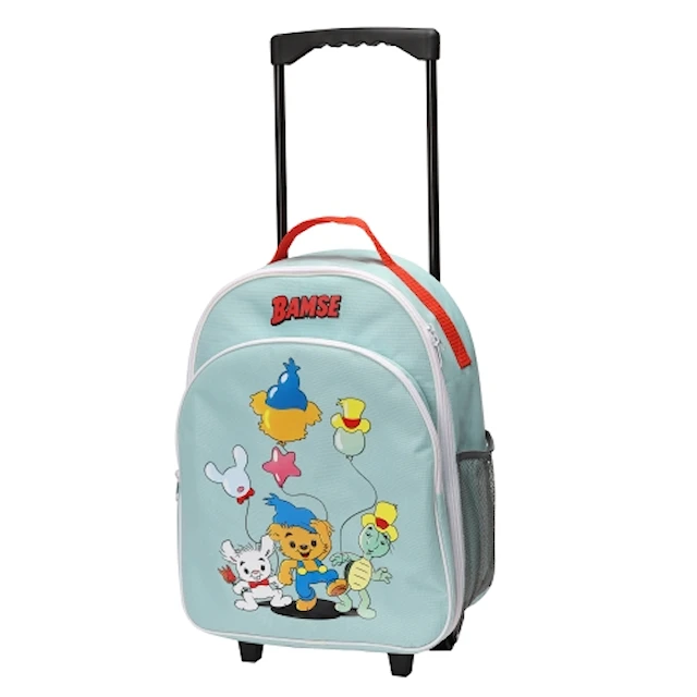 Bamse Rullväska Blå Micki