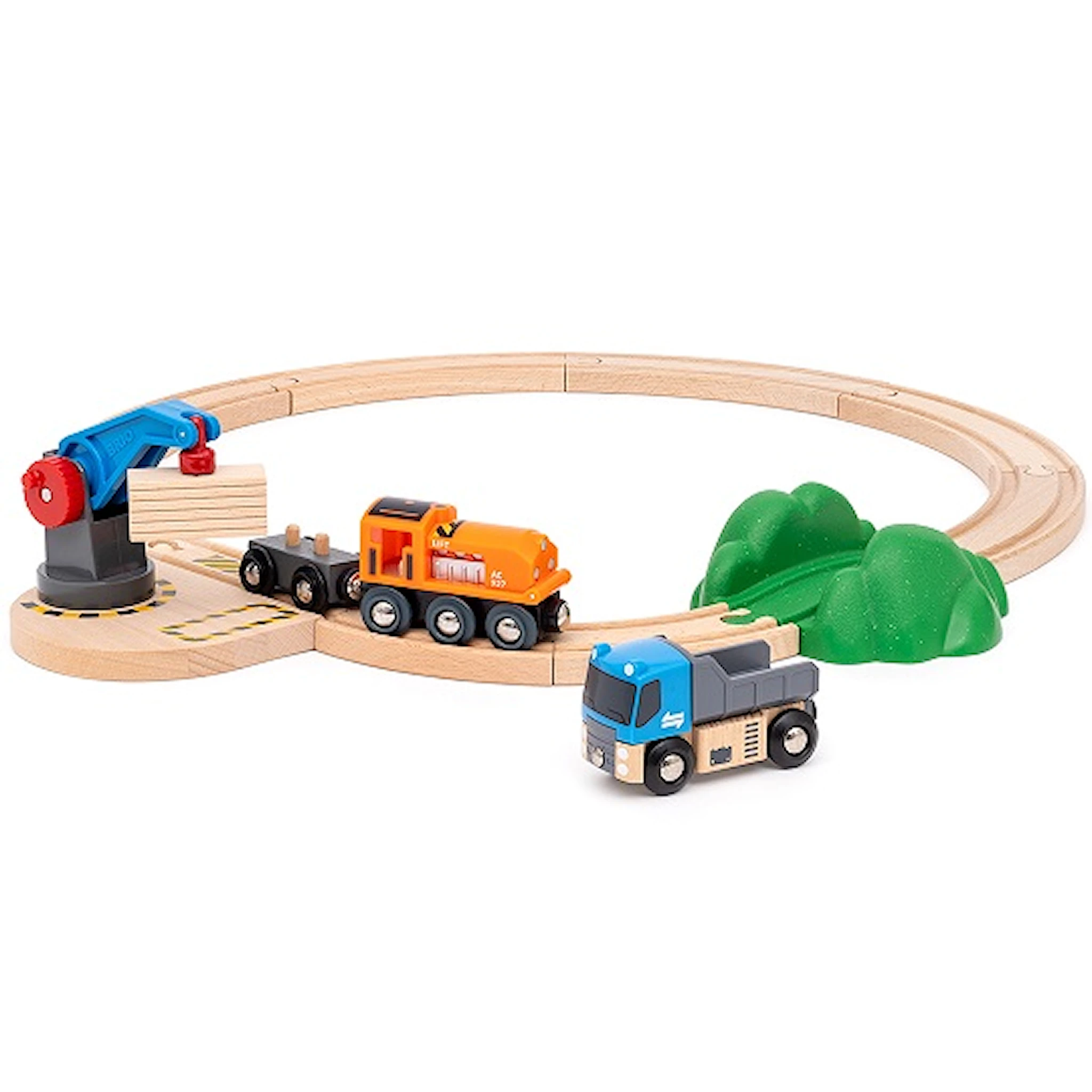 Tuotekuva ille Nosta ja kuorma kiskokäynnistys (36028) BRIO