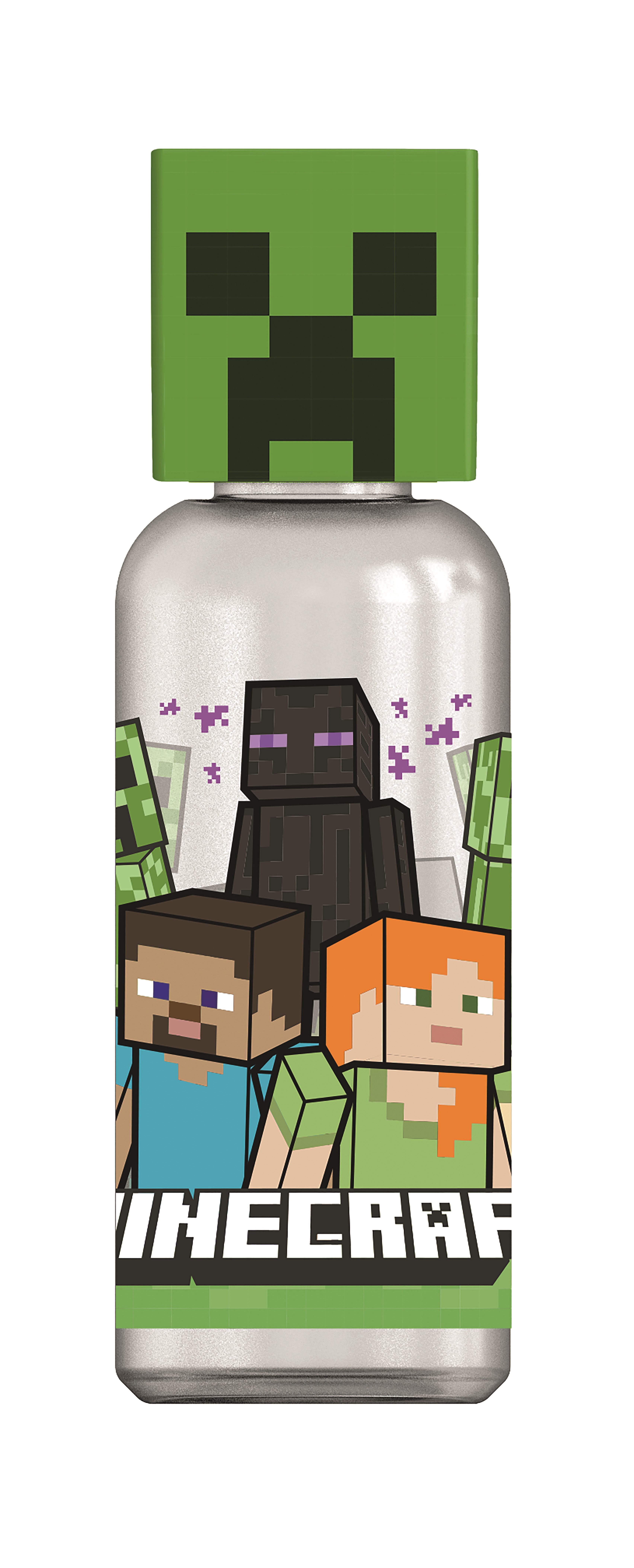 Minecraft Flaska med 3D Figurhuvud