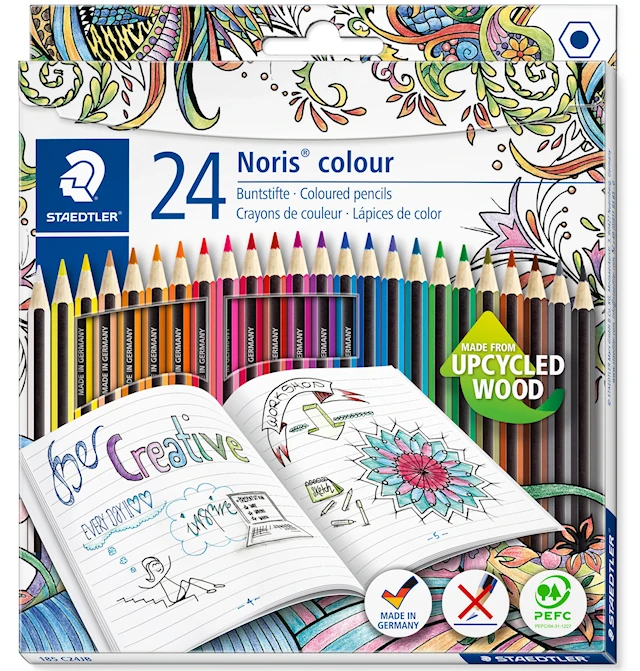 Värikynät FSC 24-p Noris®colour Staedtler erikoispainos Johanna Basford
