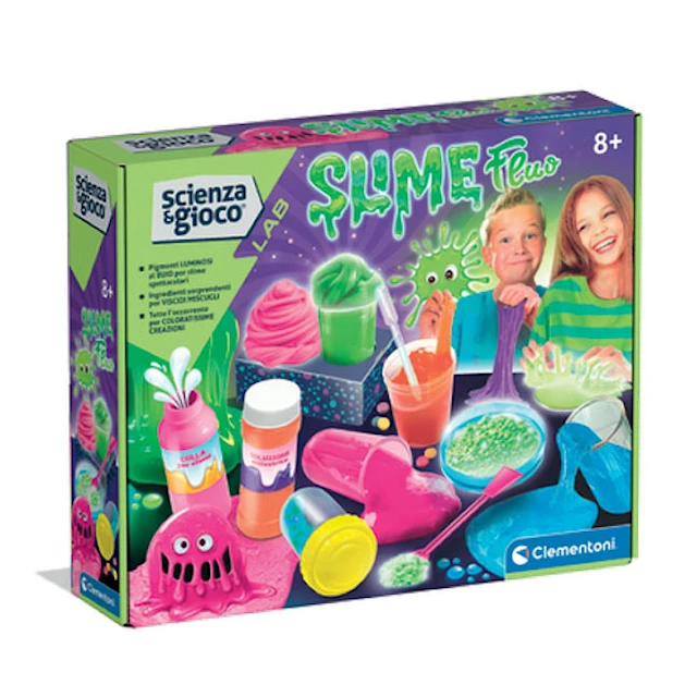 Fluo Slime Set, Clementoni