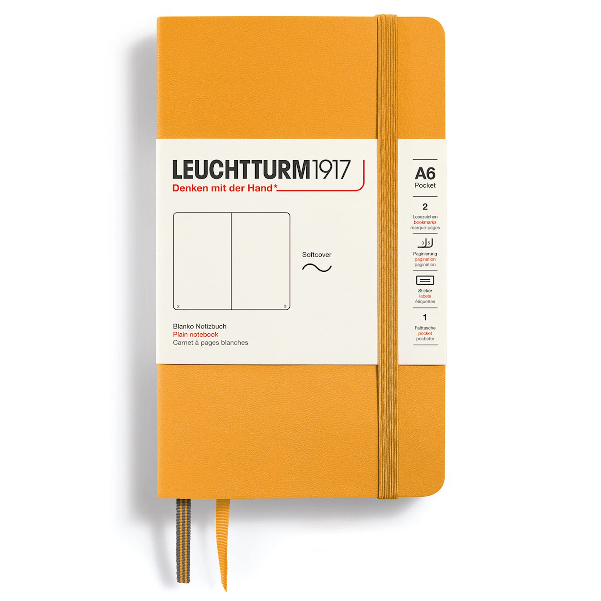 Produktbilde for Notatbok A6 Soft Ulinjert Rising Sun Leuchtturm 1917