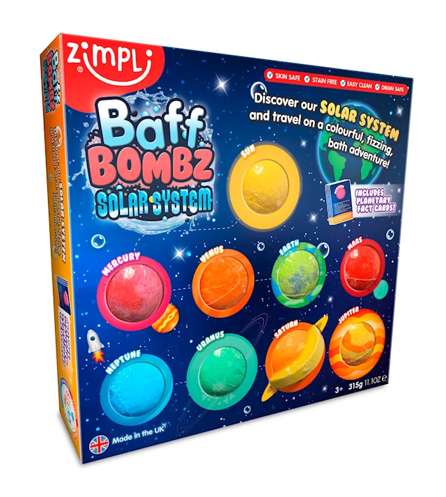 Baff Bombz Planeter Zimpli Kids