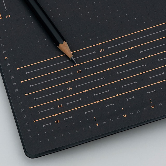 Produktbilde 3 for Bullet journal A5 Prikket Svart Leuchtturm1917