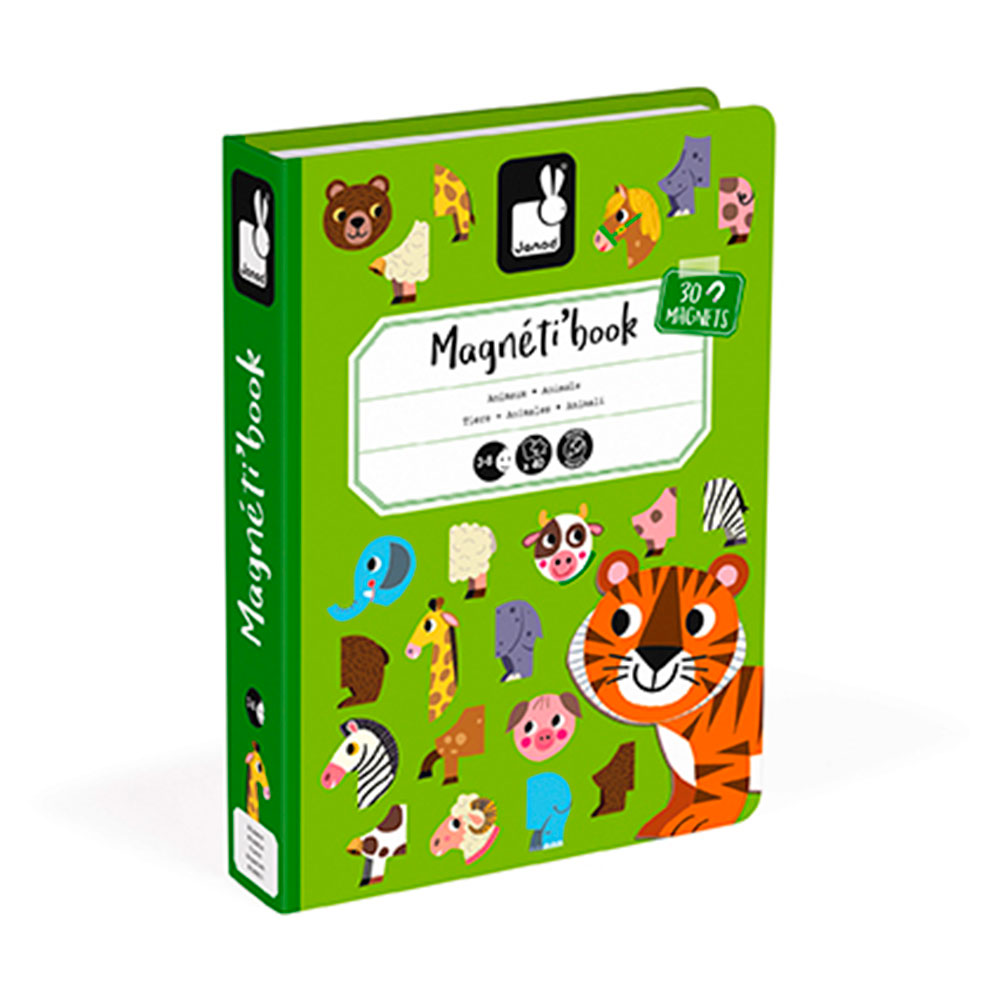 Magneti'Book Magnetleksak Djur 30 Bitar Janod