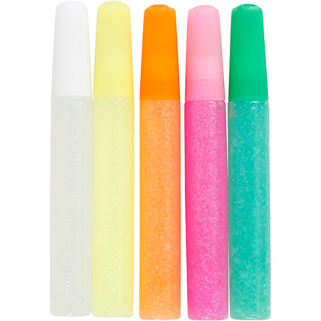 Produktbild 1 för Glitterlim pastellfärger 5-pack