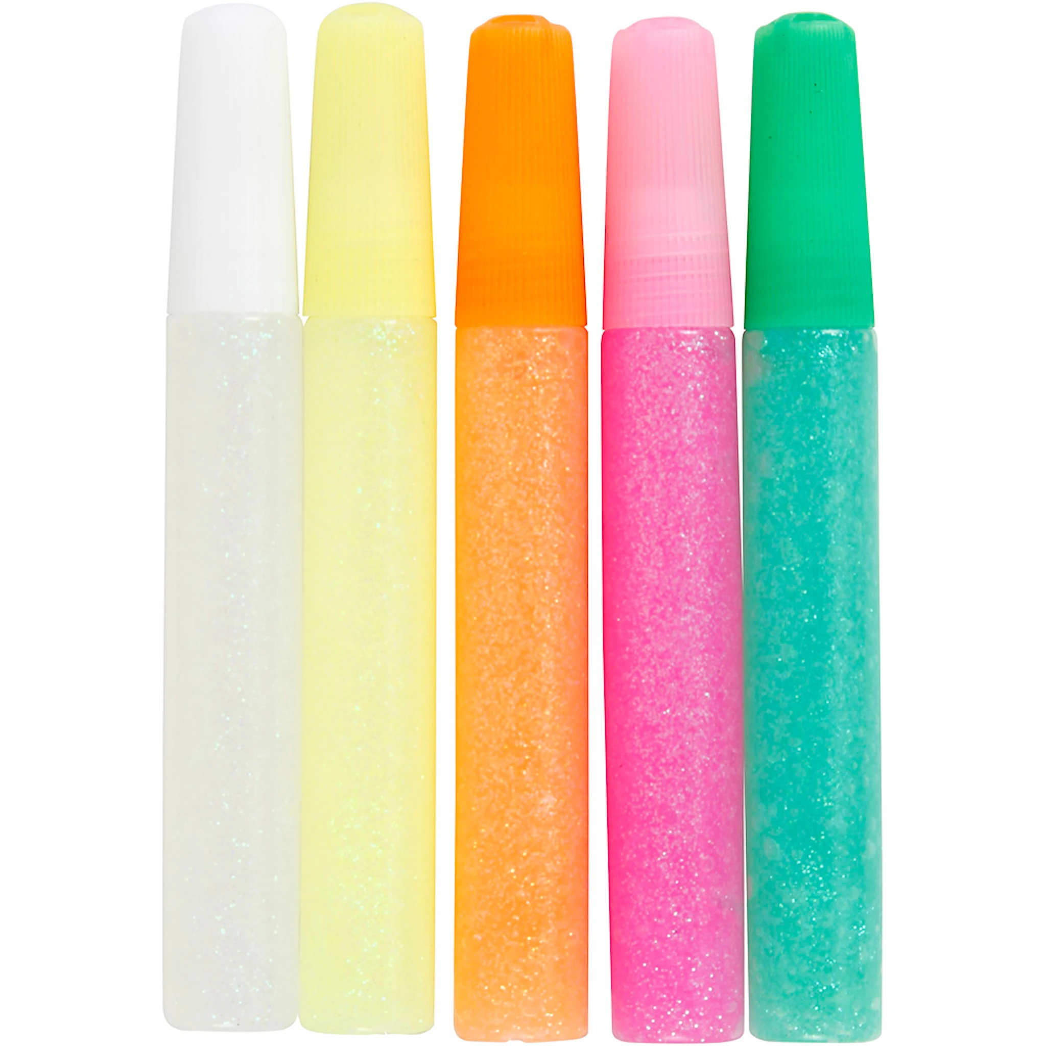 Produktbilde for Glitterlim, pastellfarger, 5x10 ml/ 1 pk.