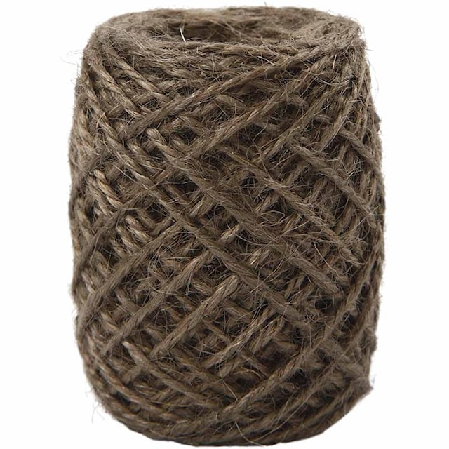 Tuotekuva 1 - Luonnonhamppunaru, paksuus 1-2 mm, 30 m, ruskea
