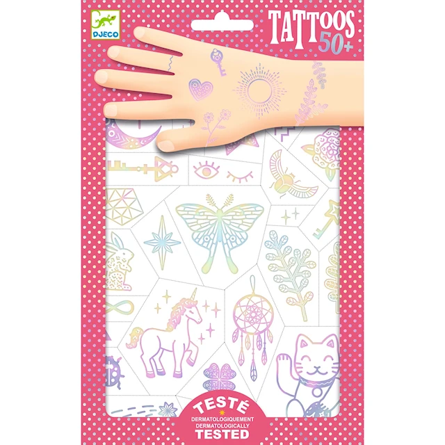 Tatueringar Lucky Charm 50-pack Djeco
