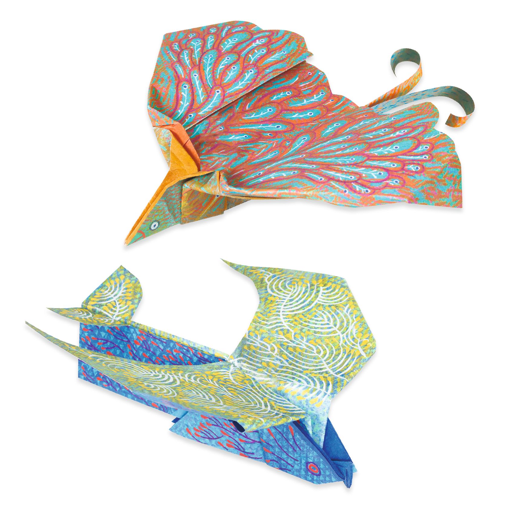 Origami Fåglar 11 Papper Djeco