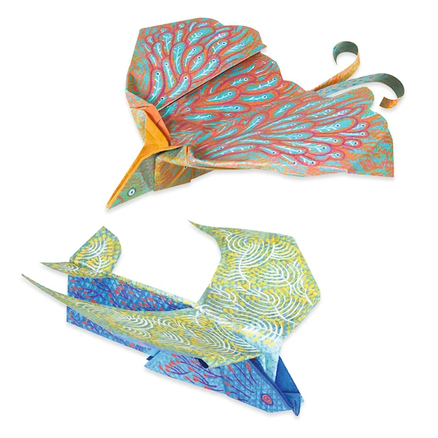 Origami Fåglar 11 Papper Djeco