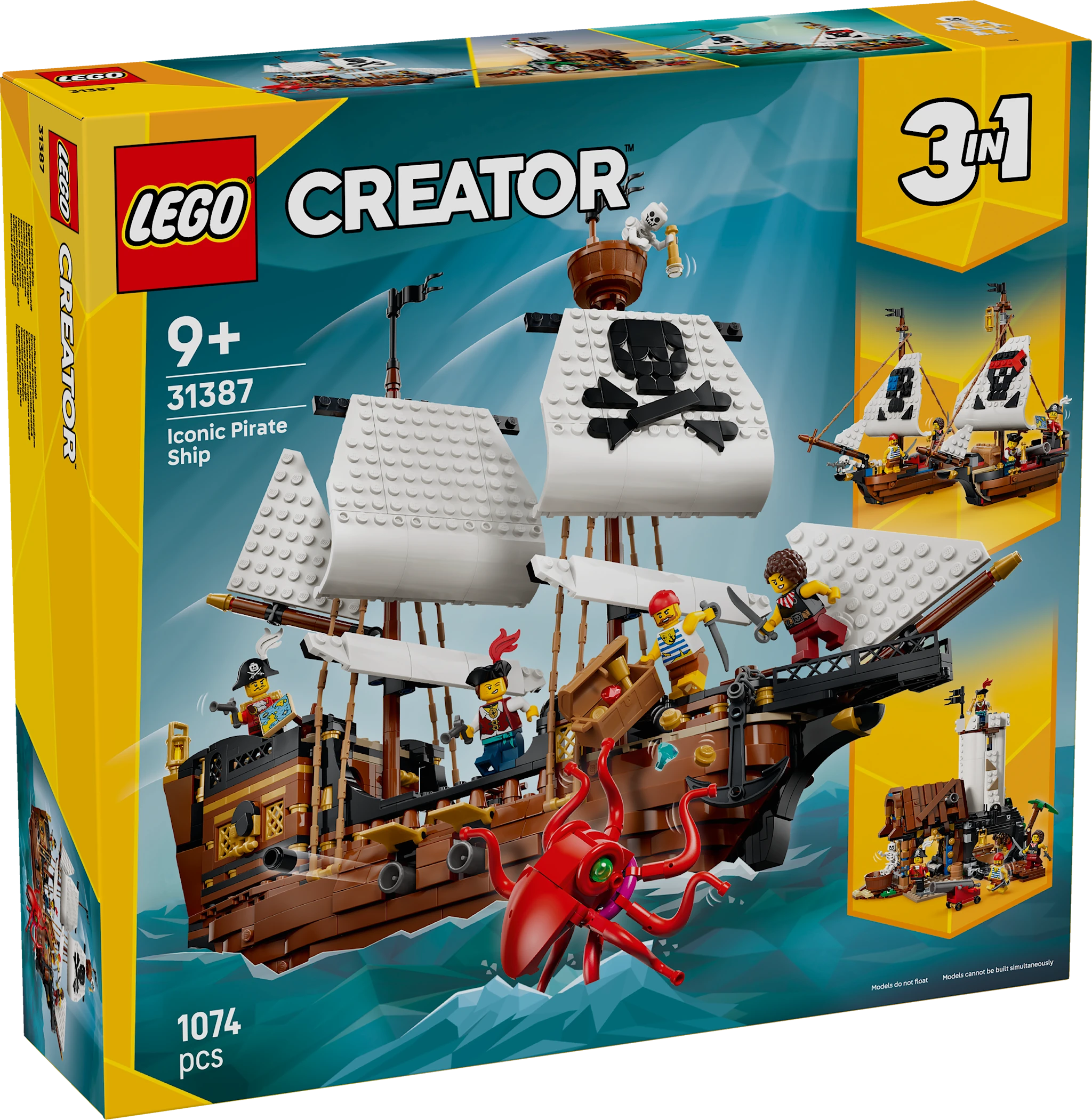 Tuotekuva ille Mahtava merirosvolaiva LEGO® Creator (31387)